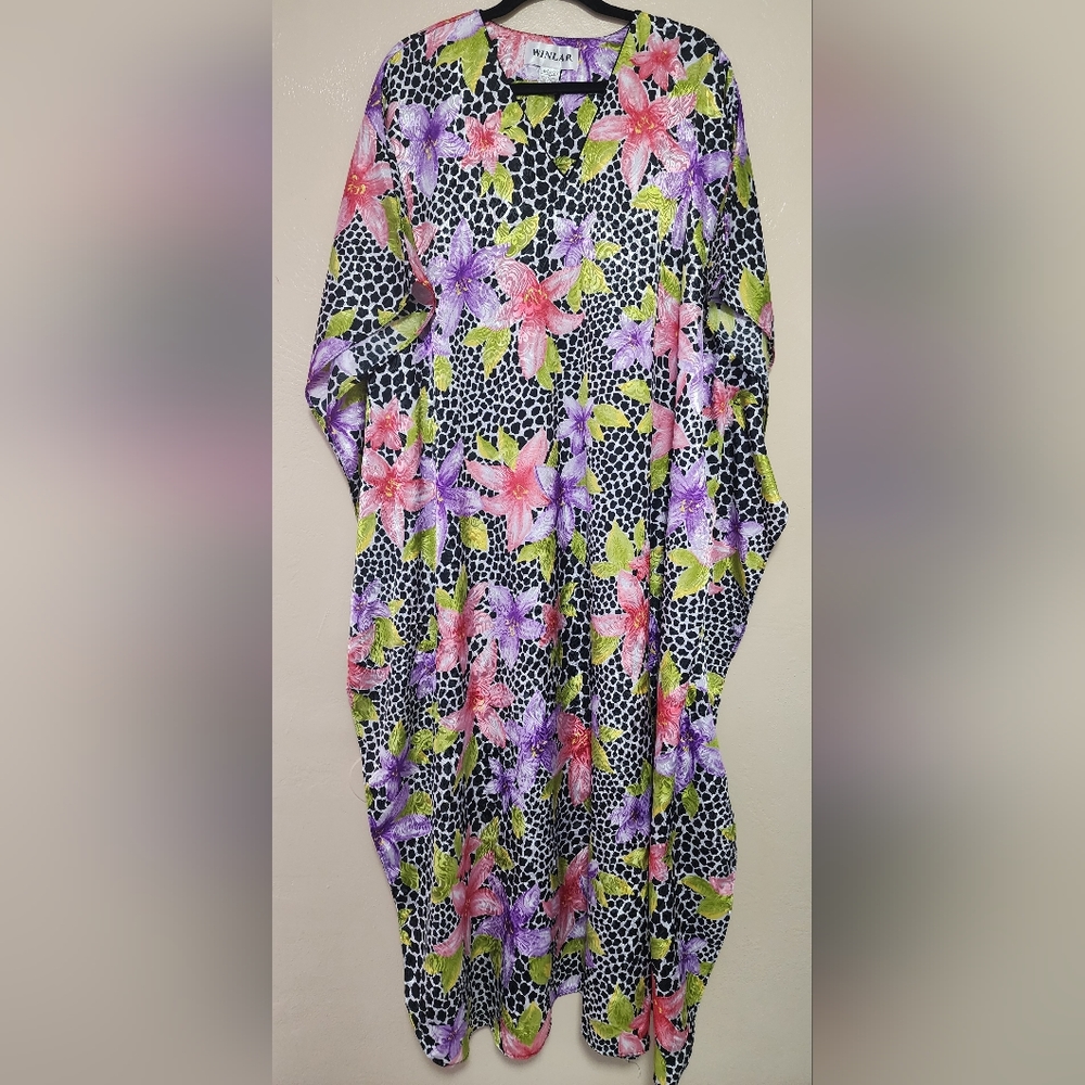 Winlar Floral Print Caftan